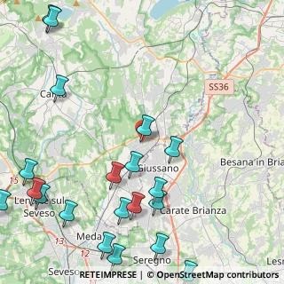 Mappa Via Addolorata, 22060 Carugo CO, Italia (6.064)