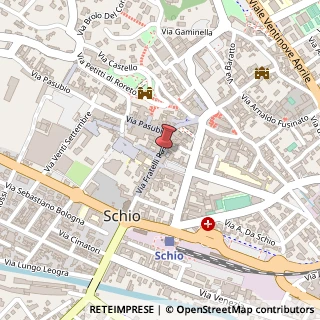 Mappa Via Fratelli Pasini, 33, 36015 Schio, Vicenza (Veneto)