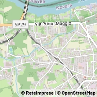 Mapa Castelletto sopra Ticino