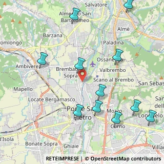 Mappa Via Antonio Vivaldi, 24030 Brembate di Sopra BG, Italia (2.49636)