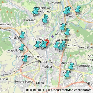 Mappa Via Antonio Vivaldi, 24030 Brembate di Sopra BG, Italia (2.212)