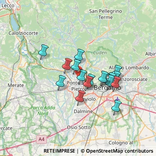 Mappa Via Antonio Vivaldi, 24030 Brembate di Sopra BG, Italia (5.66765)