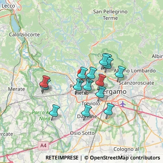 Mappa Via Antonio Vivaldi, 24030 Brembate di Sopra BG, Italia (5.706)
