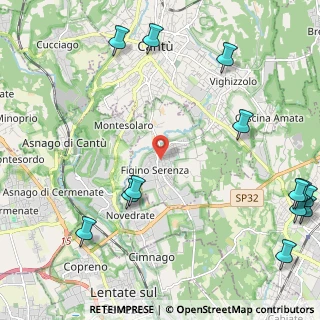Mappa Via Roma, 22060 Figino Serenza CO, Italia (3.17385)