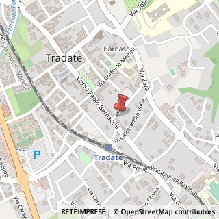 Mappa Via Zini, 2, 21049 Tradate, Varese (Lombardia)