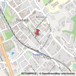 Mappa Corso Paolo Bernacchi, 53, 21100 Tradate, Varese (Lombardia)