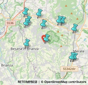 Mappa Via Piccardino, 23873 Missaglia LC, Italia (4.14083)