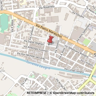Mappa Via Dante, 8, 36015 Schio, Vicenza (Veneto)