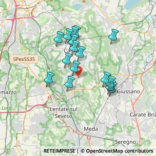 Mappa Via Cavour, 22060 Figino Serenza CO, Italia (3.19412)
