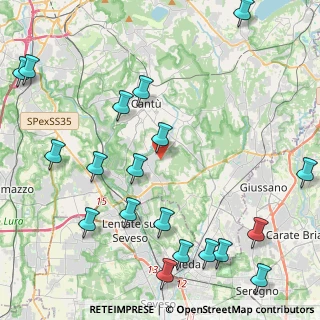 Mappa Via Cavour, 22060 Figino Serenza CO, Italia (5.7735)