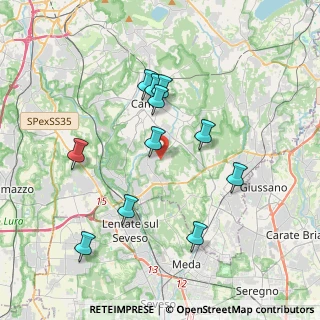 Mappa Via Cavour, 22060 Figino Serenza CO, Italia (3.58364)
