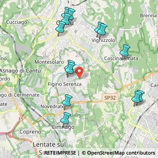 Mappa Via Cavour, 22060 Figino Serenza CO, Italia (2.43385)