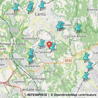 Mappa Via Cavour, 22060 Figino Serenza CO, Italia (2.71143)