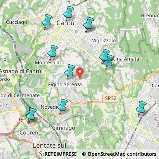 Mappa Via Cavour, 22060 Figino Serenza CO, Italia (2.50833)