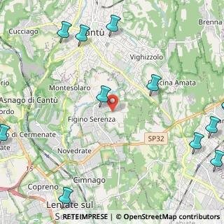 Mappa Via Cavour, 22060 Figino Serenza CO, Italia (3.34083)