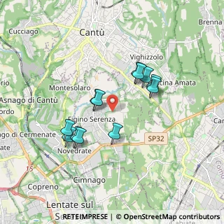 Mappa Via Cavour, 22060 Figino Serenza CO, Italia (1.53083)