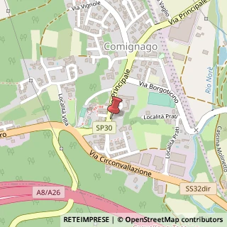 Mappa Via Principale, 9, 28060 Comignago, Novara (Piemonte)