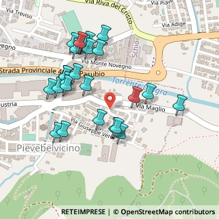 Mappa Via Maestro Mario Scapin, 36036 Torrebelvicino VI, Italia (0.24852)