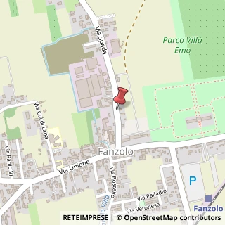 Mappa Via Spada,  5, 31050 Vedelago, Treviso (Veneto)