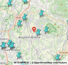 Mappa Via Canova, 23876 Monticello Brianza LC, Italia (6.7185)
