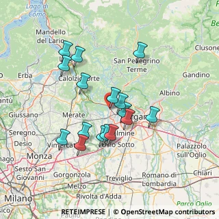 Mappa Via Lombardia, 24030 Mapello BG, Italia (12.47563)