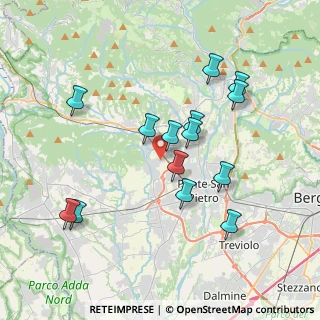 Mappa Via Lombardia, 24030 Mapello BG, Italia (3.605)