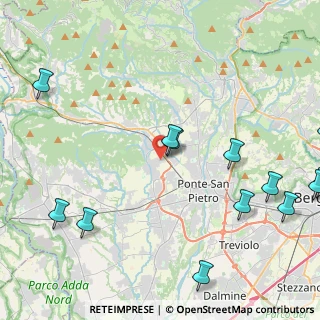 Mappa Via Lombardia, 24030 Mapello BG, Italia (6.095)