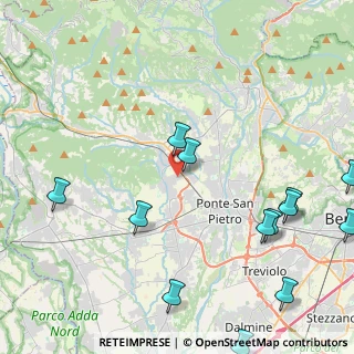 Mappa Via Lombardia, 24030 Mapello BG, Italia (5.70615)