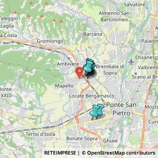 Mappa Via Lombardia, 24030 Mapello BG, Italia (0.78364)