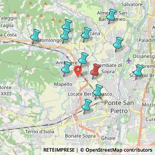 Mappa Via Lombardia, 24030 Mapello BG, Italia (2.03417)