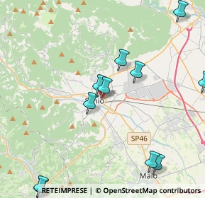 Mappa Vicolo Pilastro, 36015 Schio VI, Italia (5.53462)