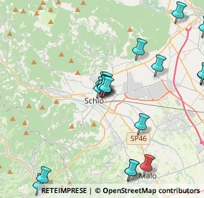 Mappa Vicolo Pilastro, 36015 Schio VI, Italia (4.9675)