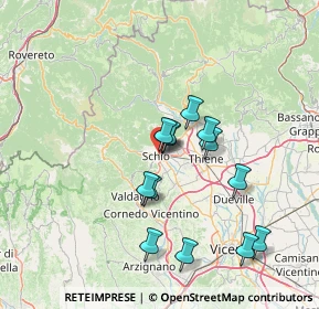 Mappa Vicolo Pilastro, 36015 Schio VI, Italia (12.53)