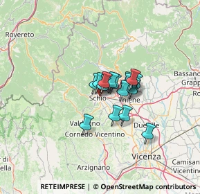 Mappa Vicolo Pilastro, 36015 Schio VI, Italia (7.33765)