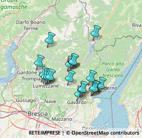 Mappa Via San Sebastiano, 25078 Vestone BS, Italia (11.548)