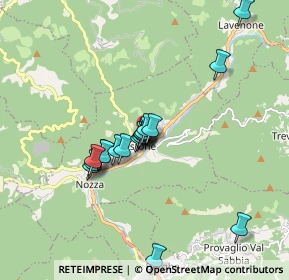 Mappa Via San Sebastiano, 25078 Vestone BS, Italia (1.766)