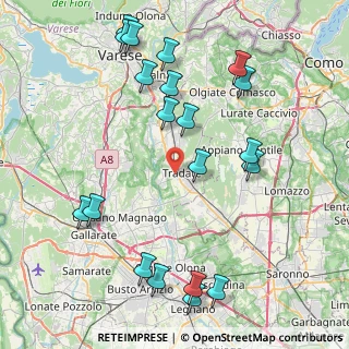 Mappa Via della Resistenza, 21049 Tradate VA, Italia (9.665)