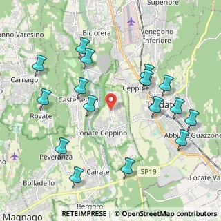 Mappa Via Papa Giovanni XXIII, 21050 Lonate Ceppino VA, Italia (2.28313)