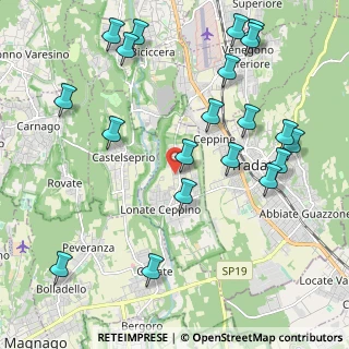 Mappa Via Papa Giovanni XXIII, 21050 Lonate Ceppino VA, Italia (2.471)