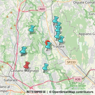 Mappa Via Papa Giovanni XXIII, 21050 Lonate Ceppino VA, Italia (3.55545)