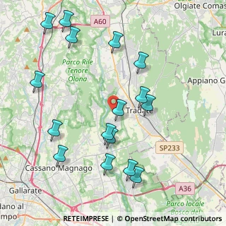 Mappa Via Papa Giovanni XXIII, 21050 Lonate Ceppino VA, Italia (4.52813)