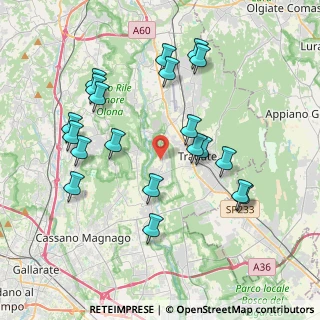 Mappa Via Papa Giovanni XXIII, 21050 Lonate Ceppino VA, Italia (4.016)