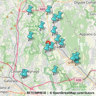 Mappa Via Papa Giovanni XXIII, 21050 Lonate Ceppino VA, Italia (4.23588)