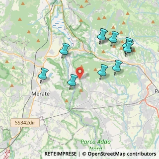 Mappa Via Fossa, 24030 Villa d'Adda BG, Italia (4.08273)
