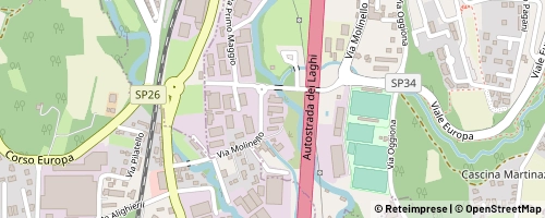 Mappa Solbiate Arno