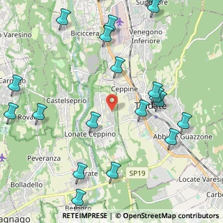Mappa Via Marmolada, 21050 Lonate Ceppino VA, Italia (2.7935)