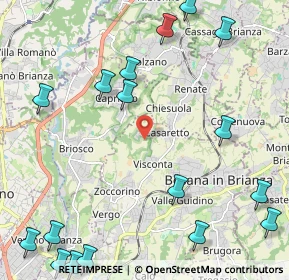 Mappa Via Visconta, 20842 Besana in Brianza MB, Italia (3.2545)