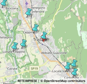 Mappa Via Zini, 21049 Tradate VA, Italia (3.06)