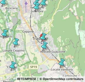 Mappa Via Zini, 21049 Tradate VA, Italia (2.96545)