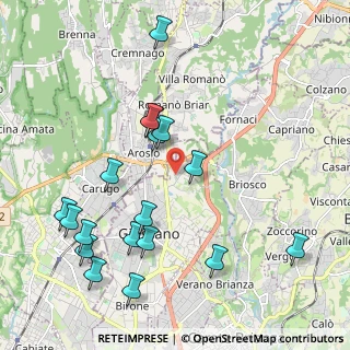 Mappa Via Tofane, 20833 Giussano MB, Italia (2.28278)